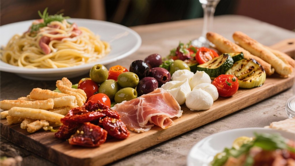 antipasto platter appetizer presentation