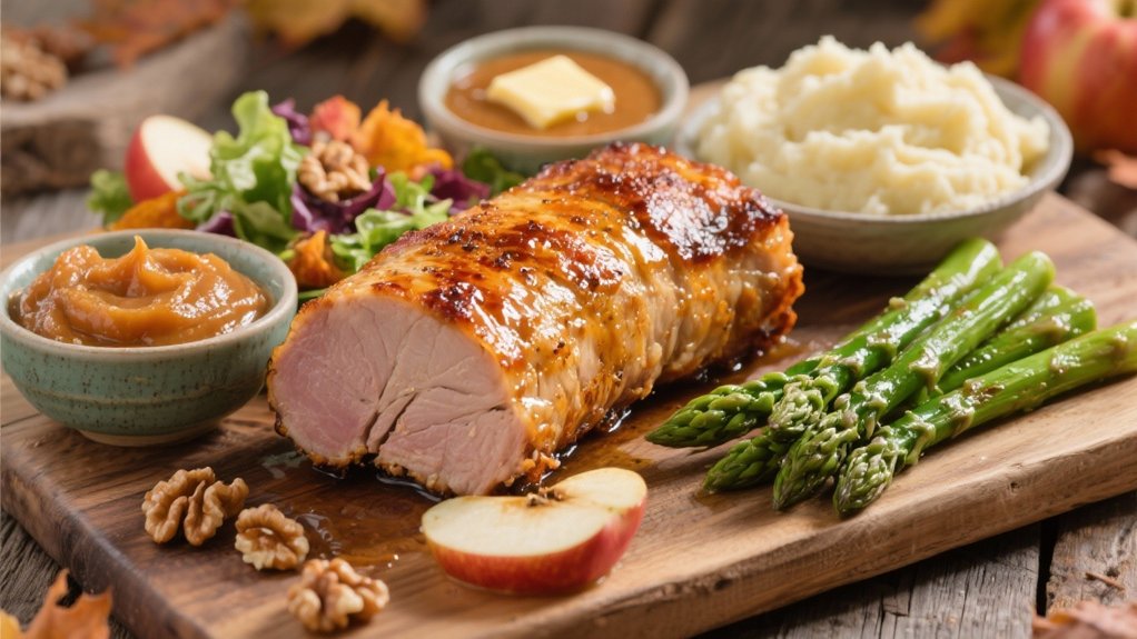 apple butter enhances pork