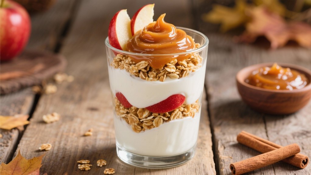 apple butter yogurt parfait