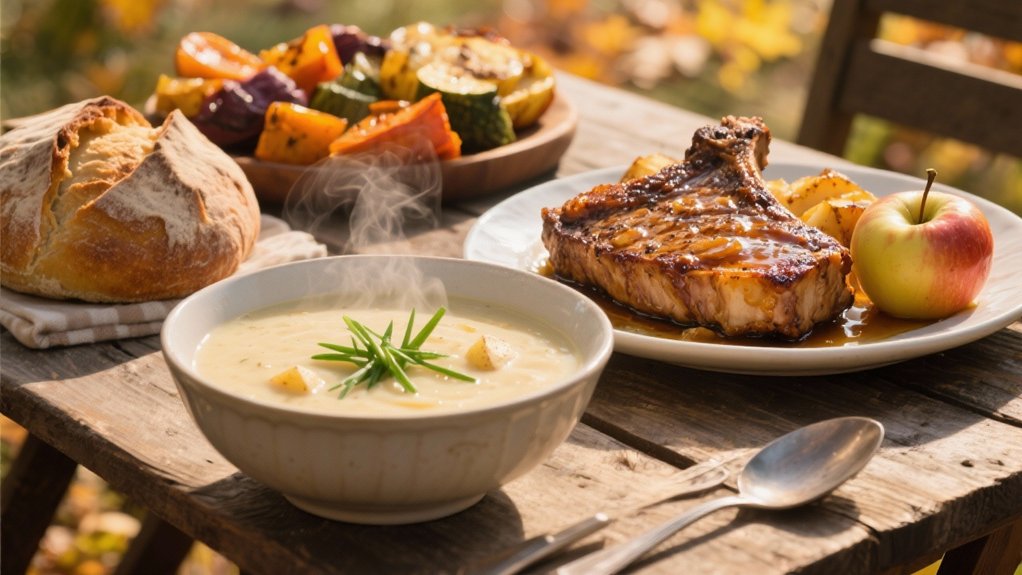 apple cider glazed pork