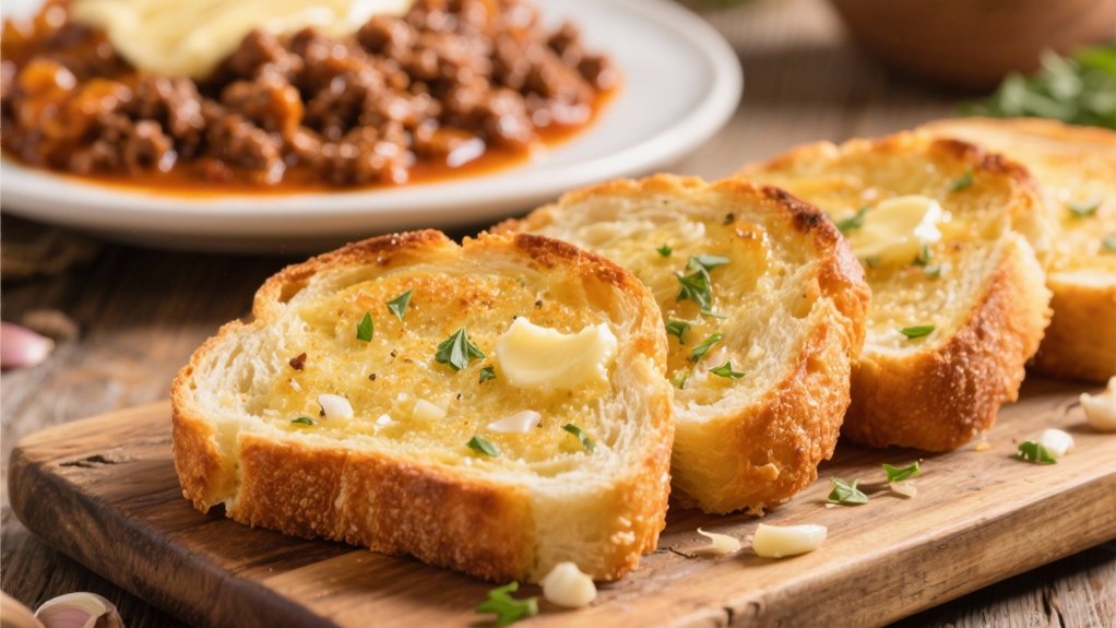 aromatic crispy garlic bread