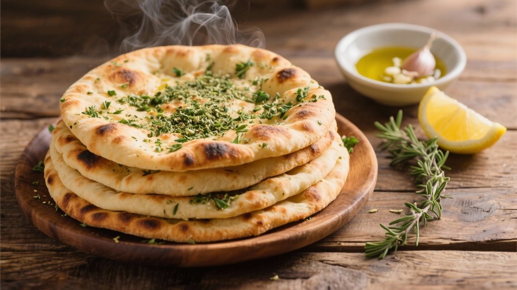 aromatic flatbread with za atar