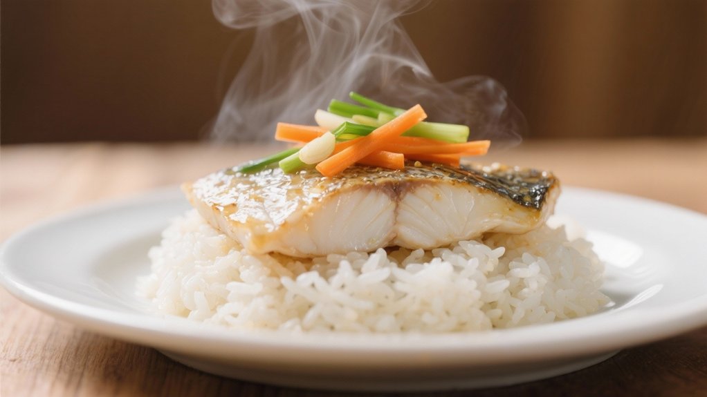 aromatic garlic ginger fish