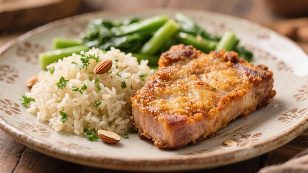 aromatic garlic herb pilaf