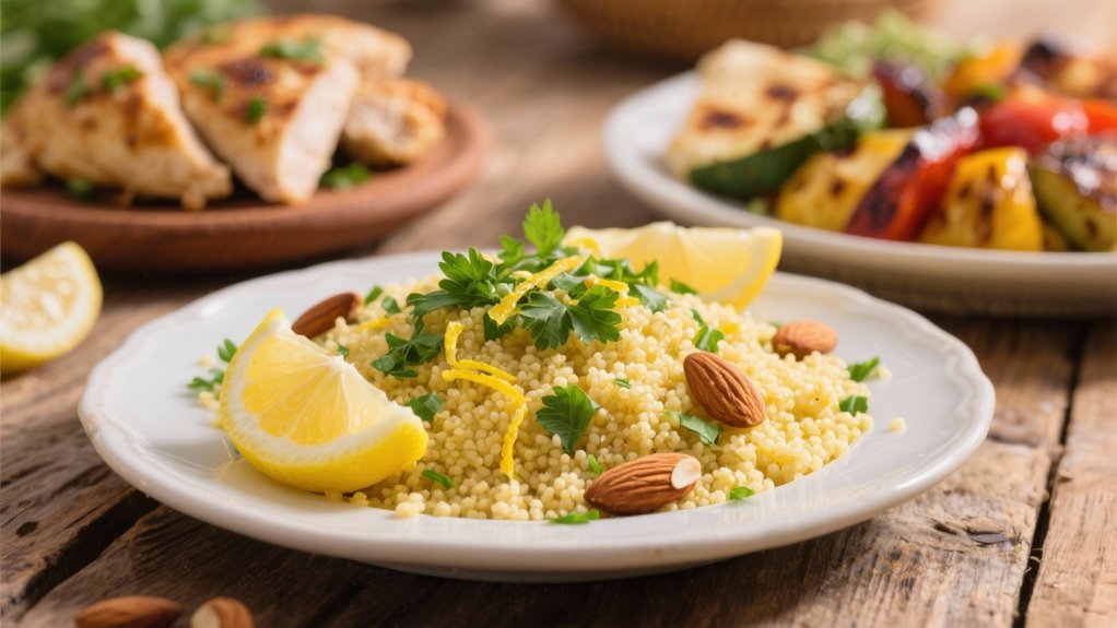 aromatic lemon herb couscous