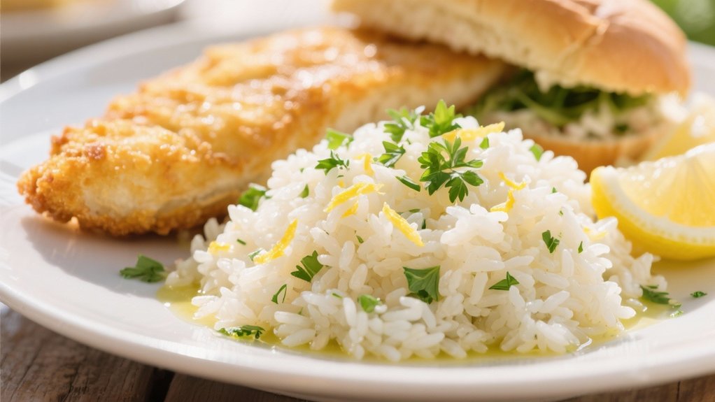 aromatic lemon herb rice