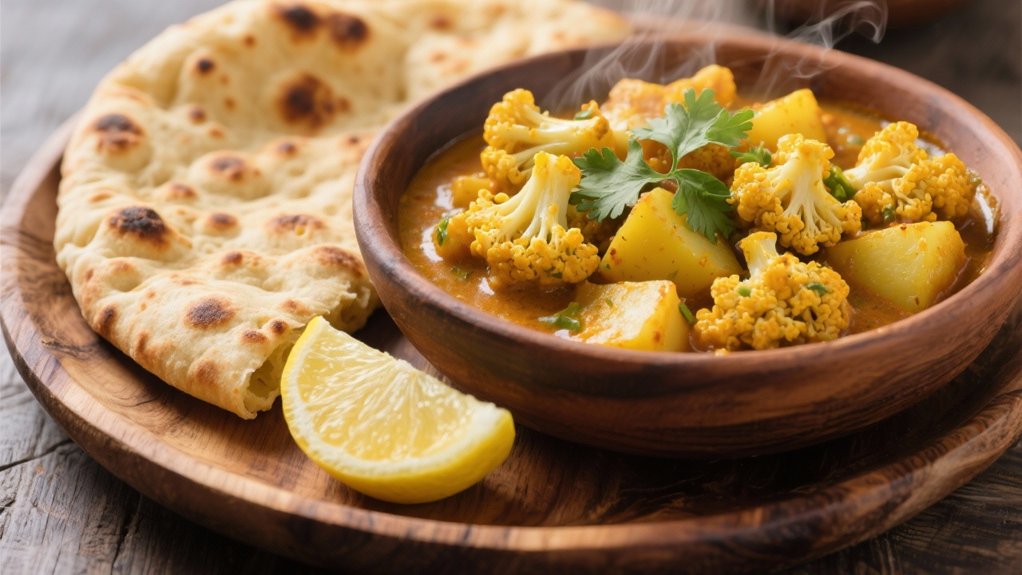 aromatic potato cauliflower dish