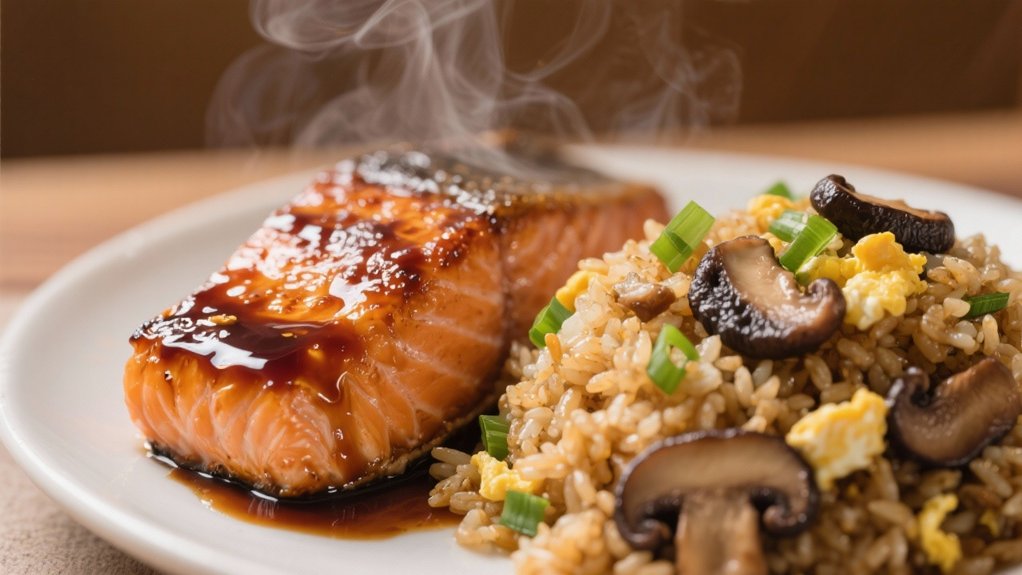 aromatic shiitake fried rice