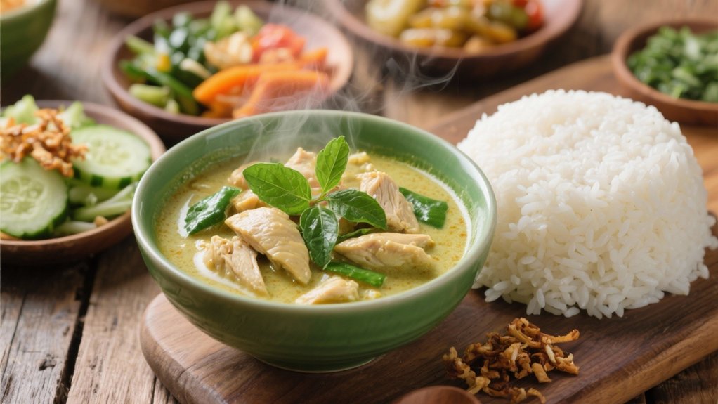 aromatic thai green curry