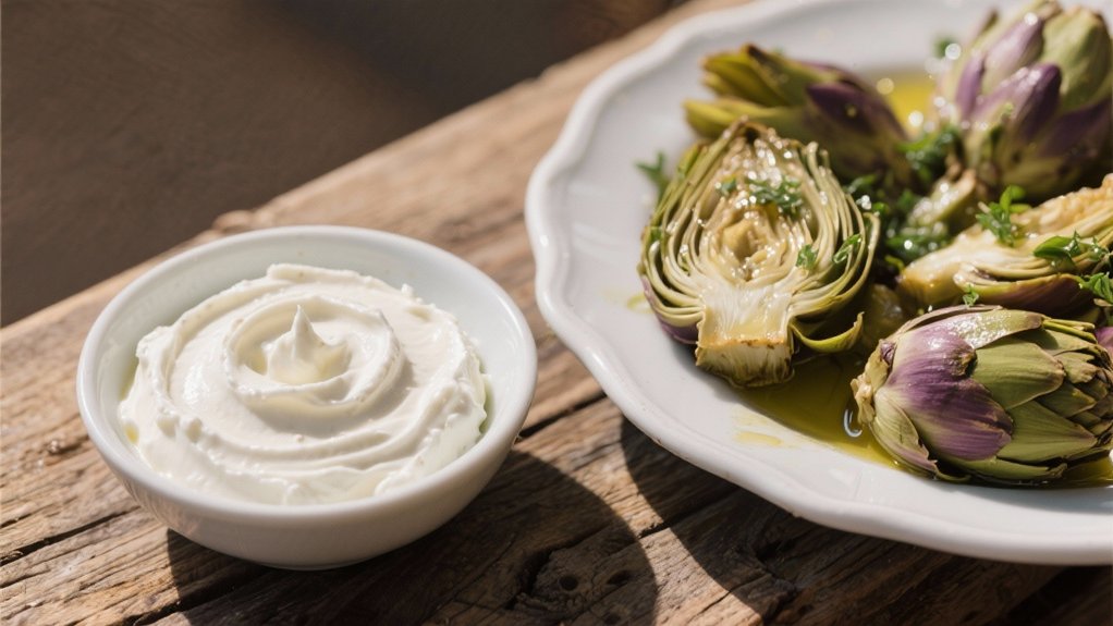 artichoke hearts with feta