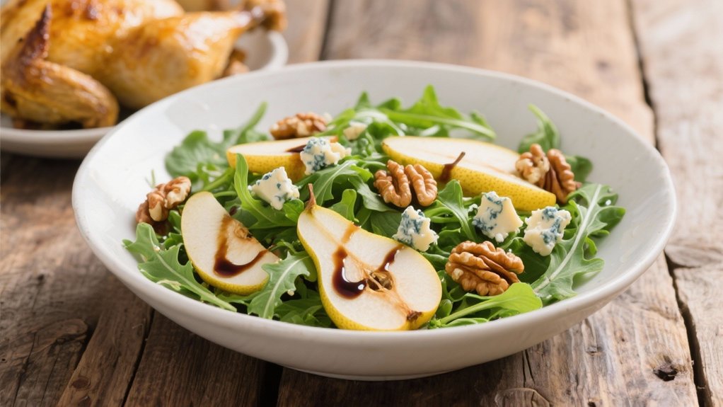 arugula and pear salad