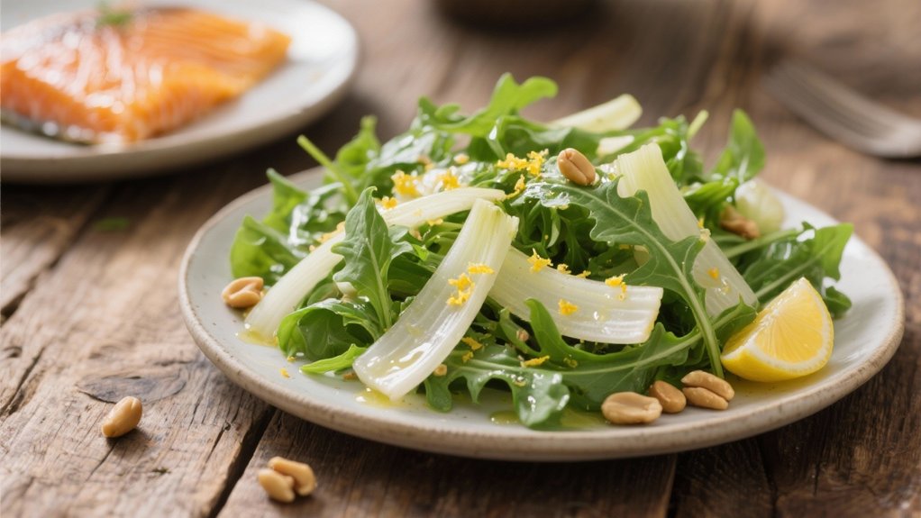 arugula fennel salad freshness