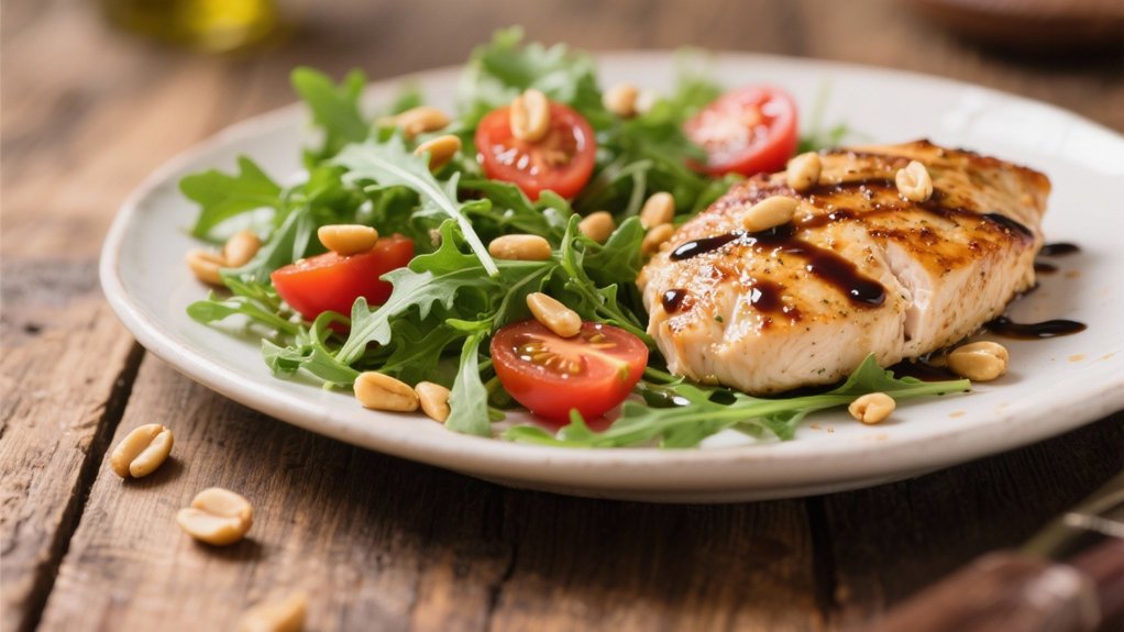 arugula pine nuts salad