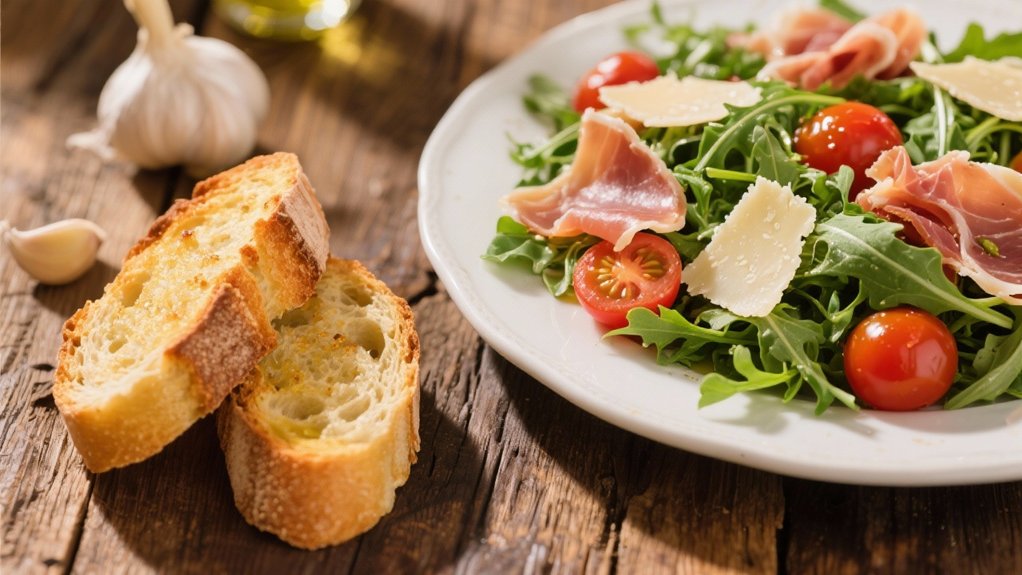 arugula prosciutto salad pairing