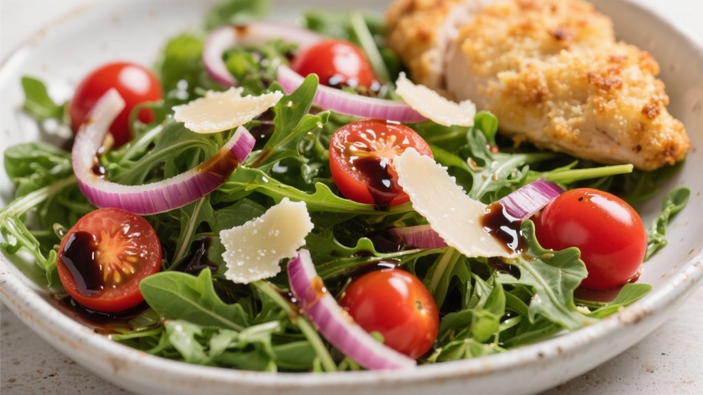 arugula salad with balsamic