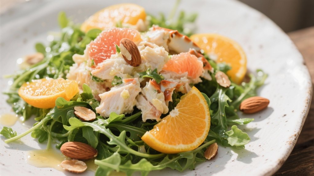 arugula salad with citrus