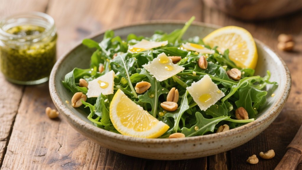 arugula salad with lemon