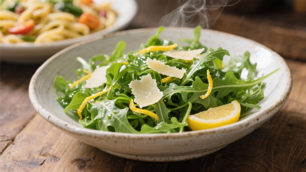 arugula salad with lemon