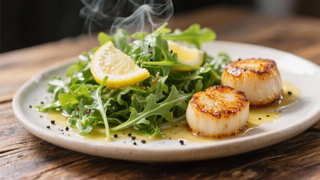 arugula salad with lemon