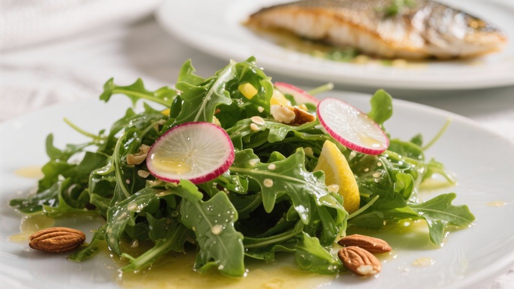 arugula salad with lemon