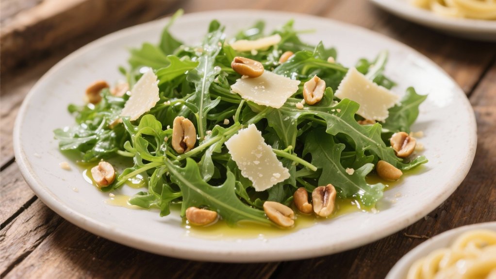 arugula salad with pine nuts