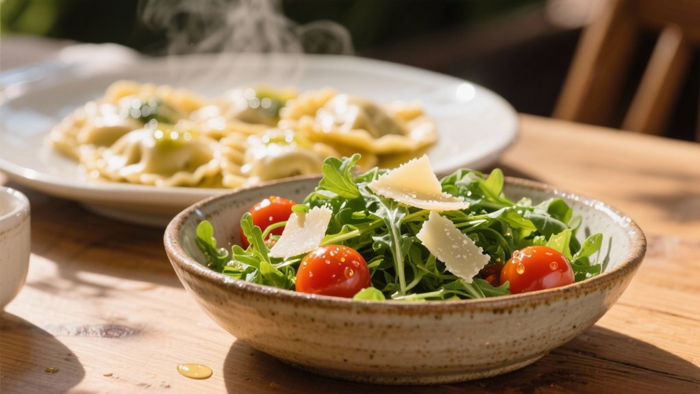 arugula salad with tomatoes