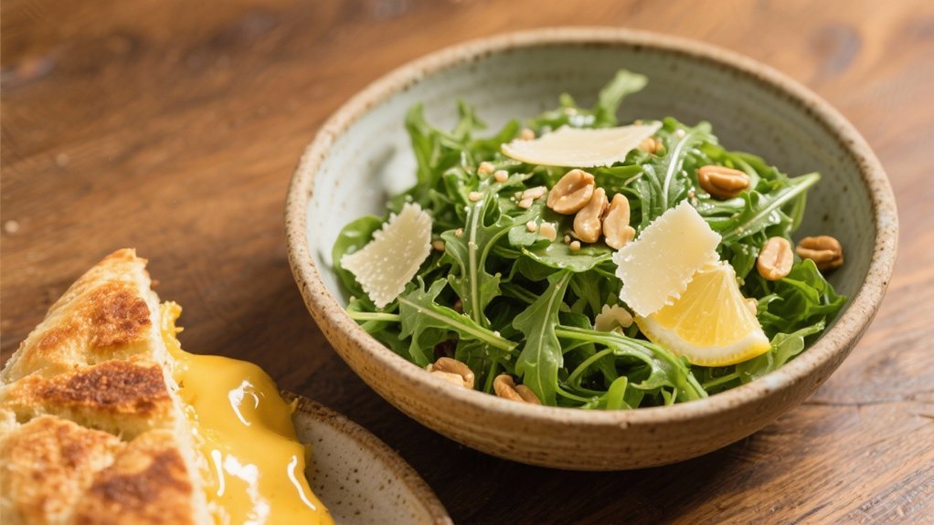 arugula salad with vinaigrette