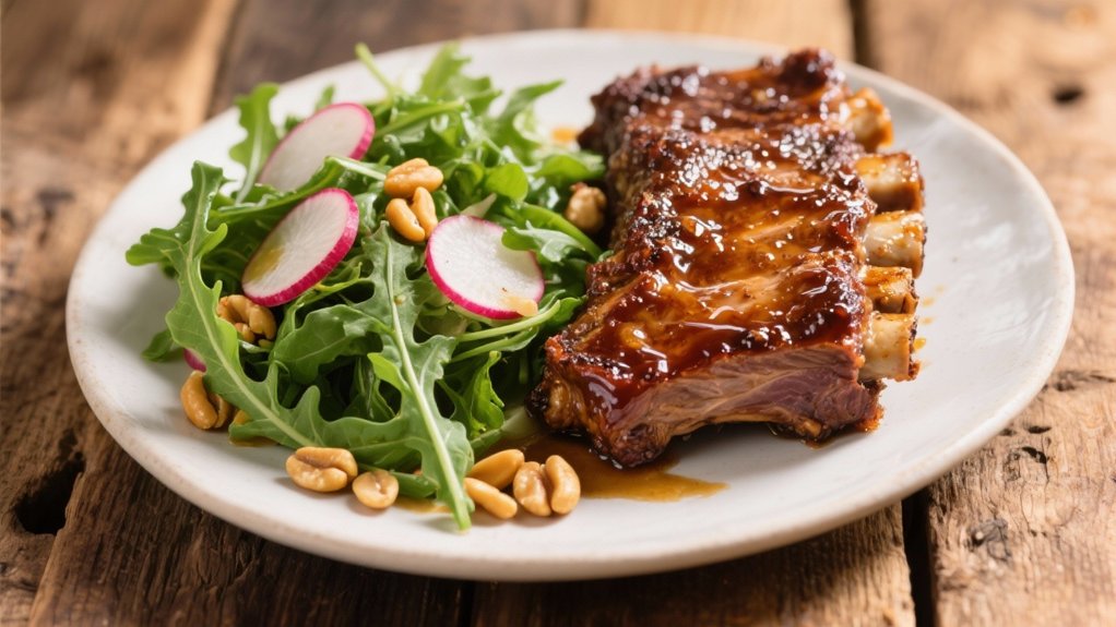 arugula salad with vinaigrette