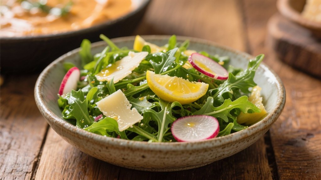 arugula salad with vinaigrette