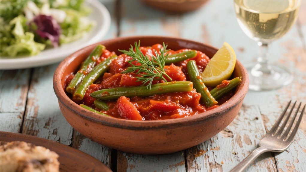 authentic greek green beans