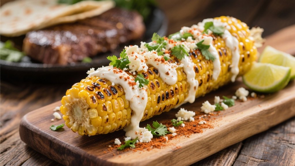 authentic grilled corn delight