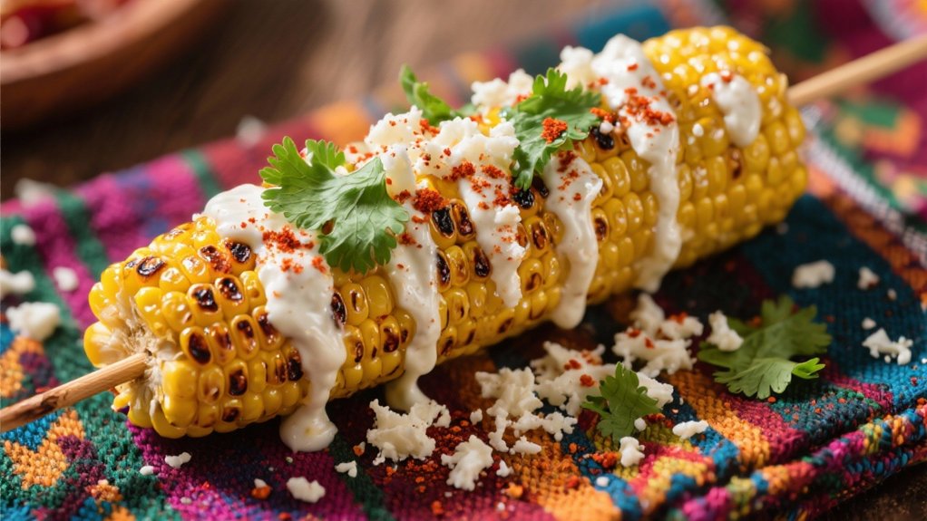 authentic grilled mexican corn