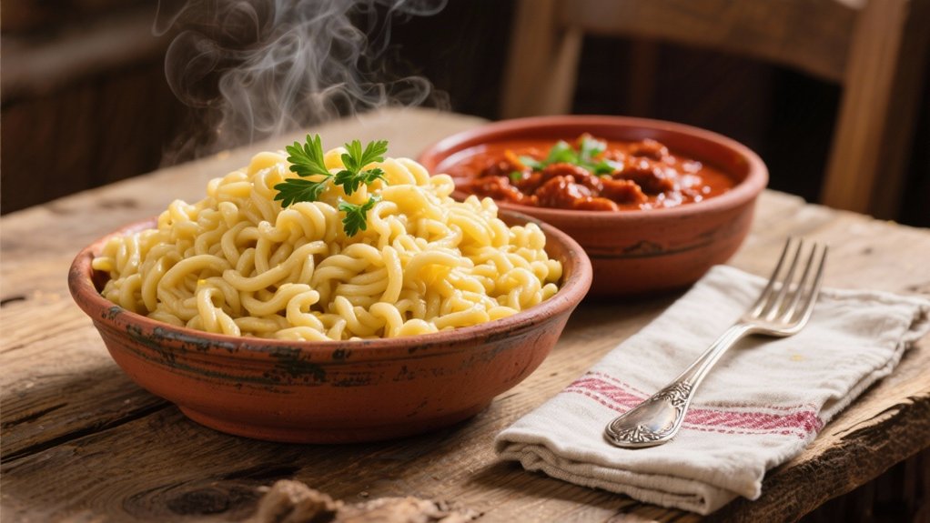 authentic spaetzle for goulash