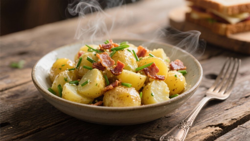 authentic warm german salad