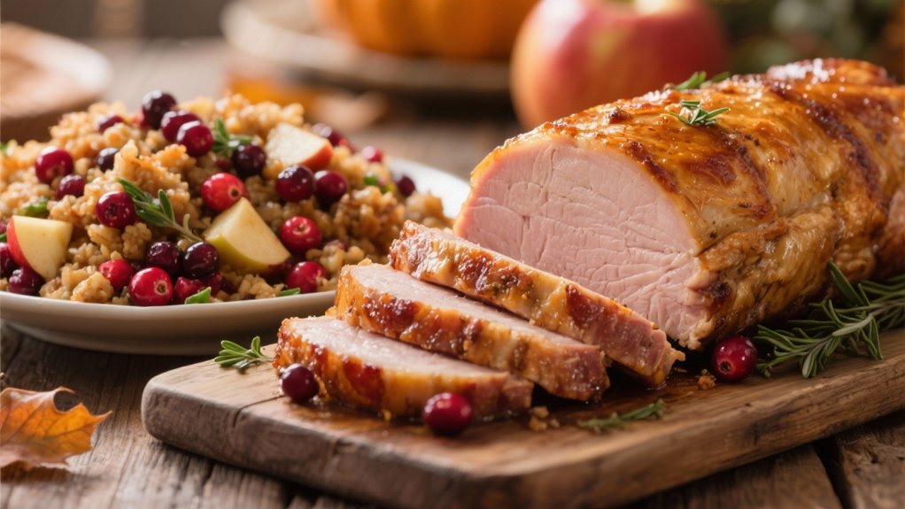 autumn flavors in stuffing