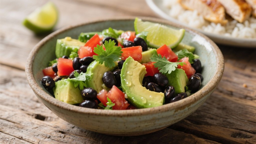 avocado black bean salad