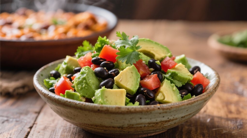 avocado black bean salad