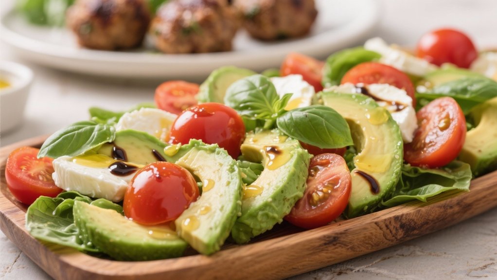 avocado caprese salad delight