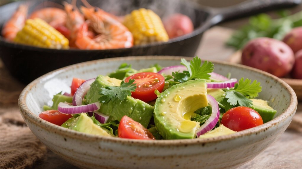 avocado salad complements spicy dishes