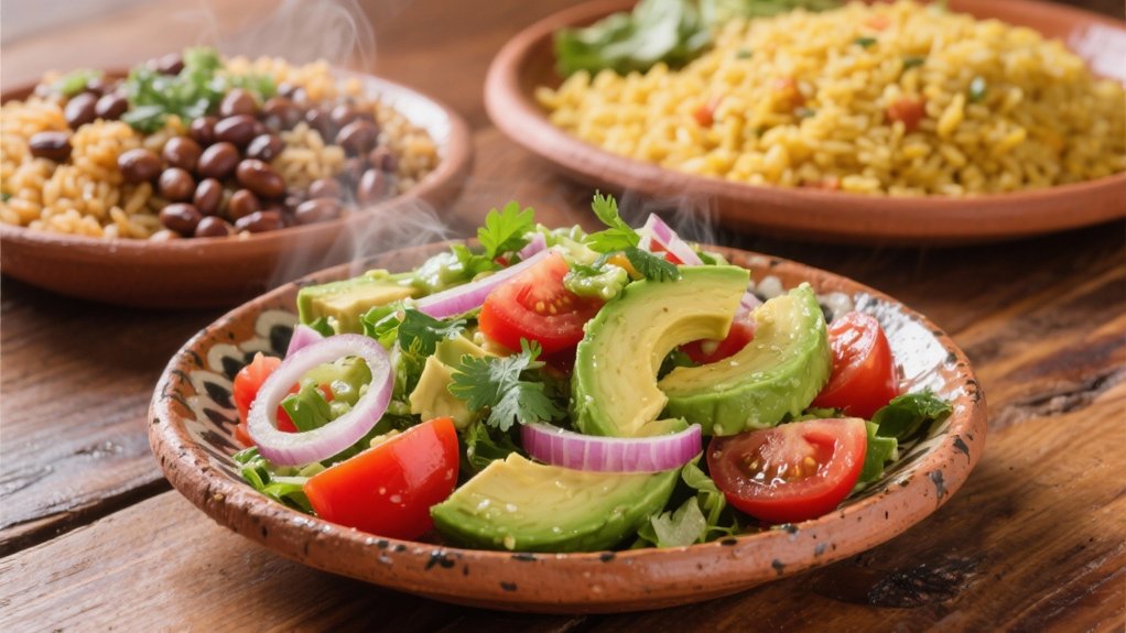 avocado salad with freshness