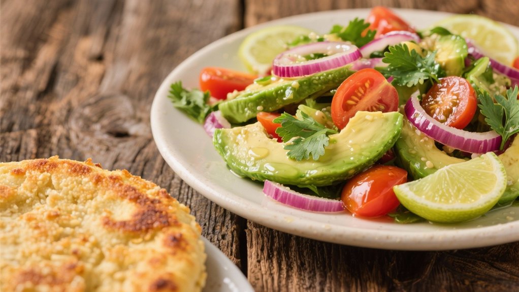 avocado salad with lime