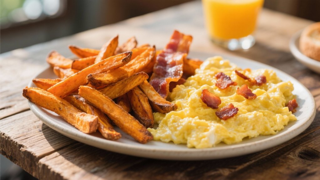 bacon and eggs feast