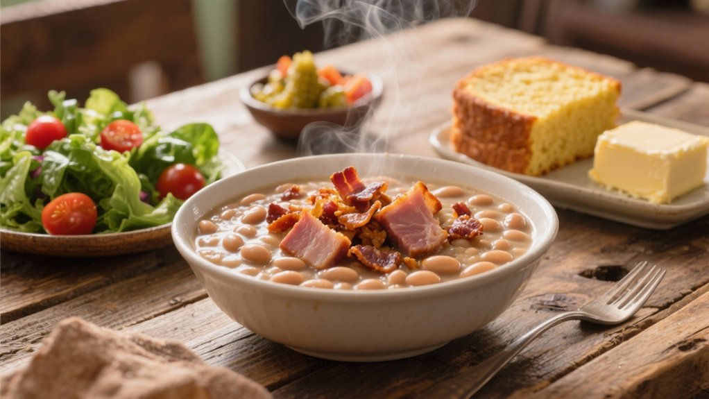 bacon and ham elevate beans
