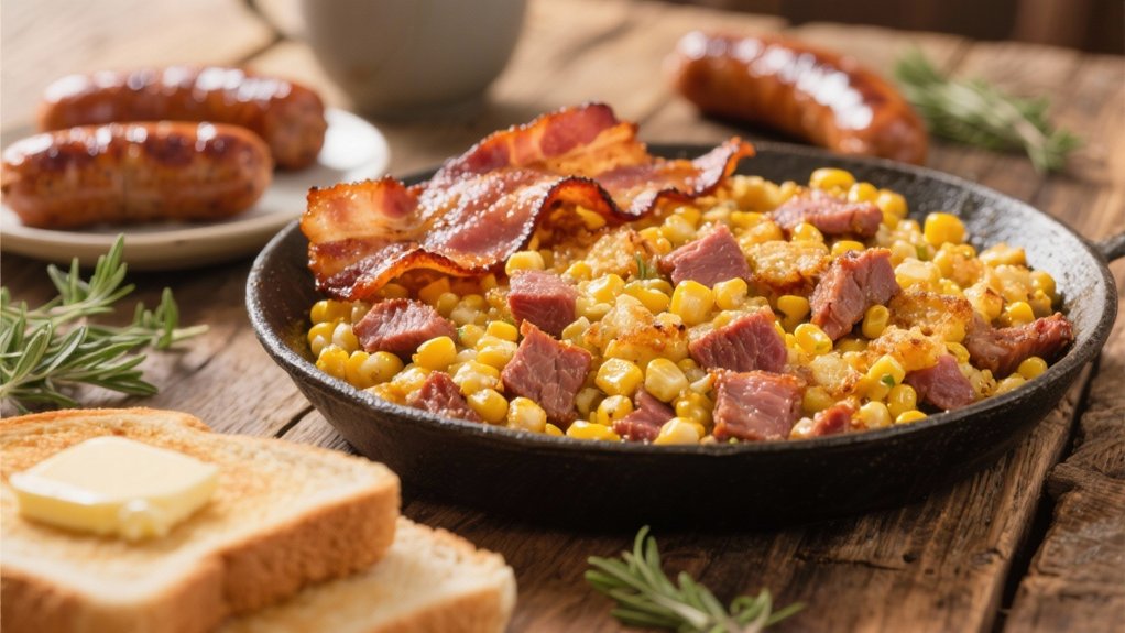 bacon and sausage indulgence