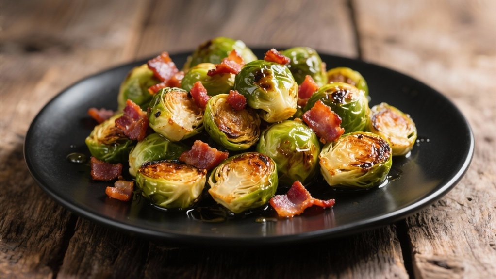 bacon enhanced brussels sprouts delight