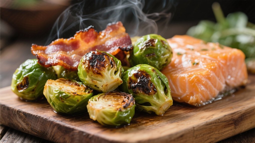 bacon enhances roasted brussels sprouts