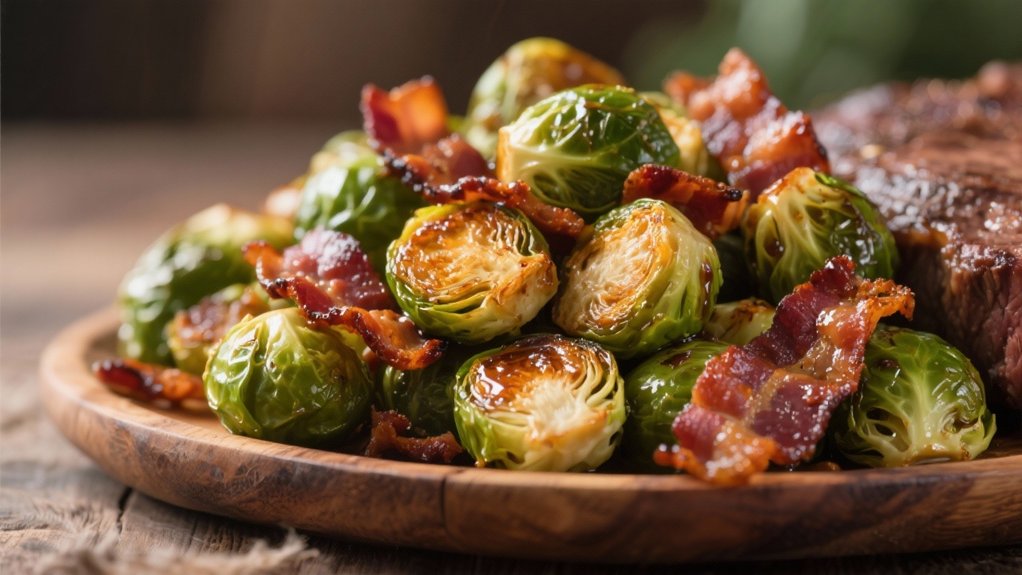 bacon enhances roasted brussels sprouts