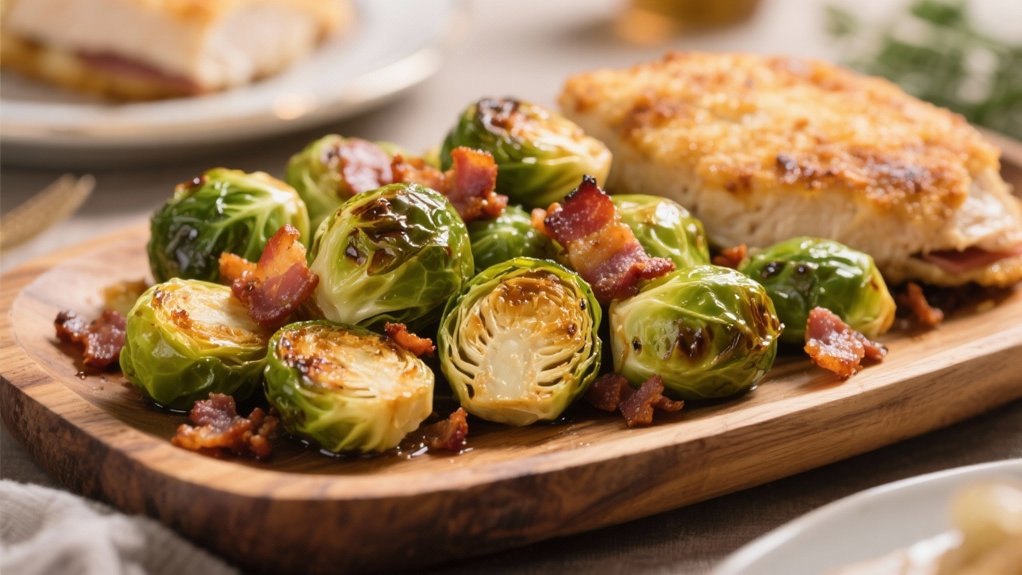bacon roasted brussels sprouts deliciousness