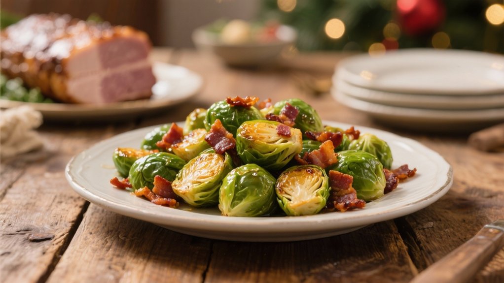 bacon roasted brussels sprouts delight