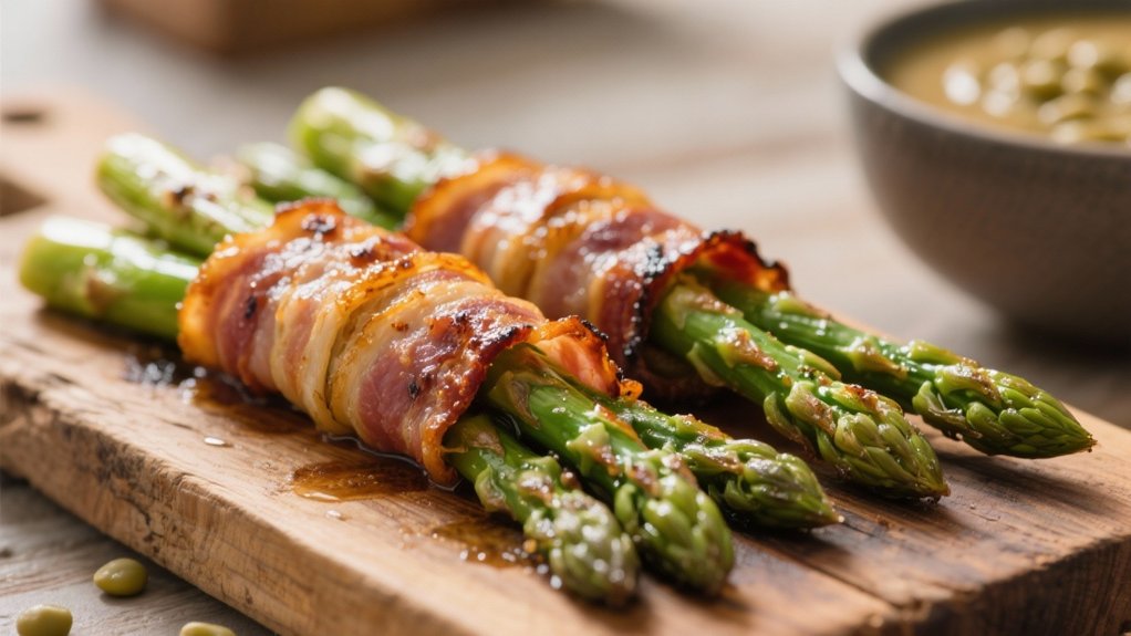 bacon wrapped asparagus bites
